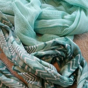 2 Light Weight Scarves